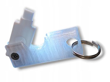 Etui do YubiKey 5 NFC USB-C Yubico ochrona - transparentne - MajraM-3D