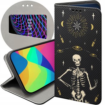 ETUI DO ZTE BLADE V8 LITE WZORY CZASZKA SZKIELETY MEMENTO MORI GOTYK CASE - Hello Case