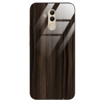 Etui drewniane Huawei Mate 20 Lite Premium Wood Dark Brown Forestzone Glass - ForestZone