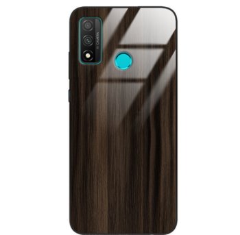 Etui drewniane Huawei P Smart 2020 Premium Wood Dark Brown Forestzone Glass - ForestZone