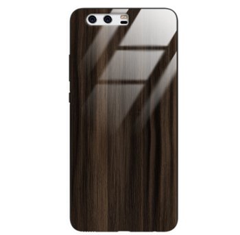 Etui drewniane Huawei P10 Premium Wood Dark Brown Forestzone Glass - ForestZone