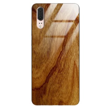 Etui drewniane Huawei P20 Old Fashion Wood Amber Forestzone Glass - ForestZone