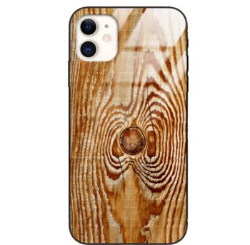 Etui drewniane iPhone 11 Old Fashion Wood Butterscotch Forestzone Glass - ForestZone