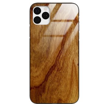 Etui drewniane iPhone 11 Pro Max Old Fashion Wood Amber Forestzone Glass - ForestZone