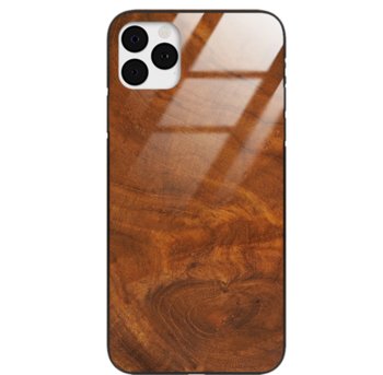 Etui drewniane iPhone 11 Pro Max Premium Wood Caramel Forestzone Glass - ForestZone