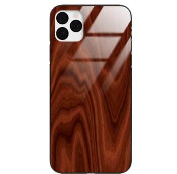 Etui drewniane iPhone 11 Pro Max Premium Wood Mahogany Forestzone Glass - ForestZone