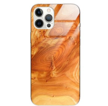 Etui drewniane iPhone 12 Pro Max Premium Wood Honey Forestzone Glass - ForestZone