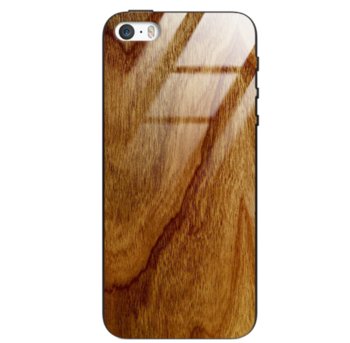 Etui drewniane iPhone 5/5s/Se Old Fashion Wood Amber Forestzone Glass - ForestZone