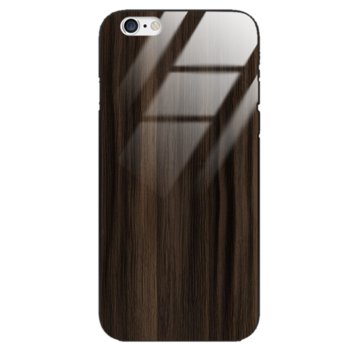 Etui drewniane iPhone 6/6s Premium Wood Dark Brown Forestzone Glass - ForestZone