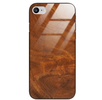 Etui drewniane iPhone 8/7 Premium Wood Caramel Forestzone Glass - ForestZone