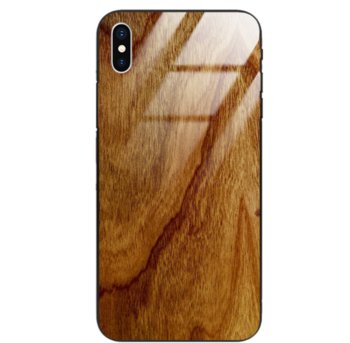 Etui drewniane iPhone X Old Fashion Wood Amber Forestzone Glass - ForestZone