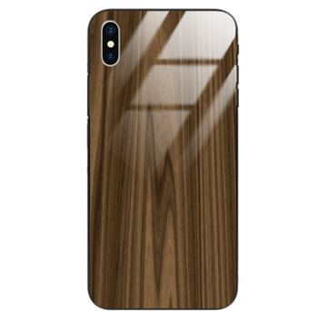 Etui drewniane iPhone X Premium Wood Brown Forestzone Glass - ForestZone