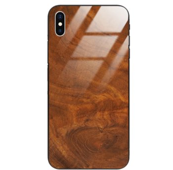 Etui drewniane iPhone X Premium Wood Caramel Forestzone Glass - ForestZone