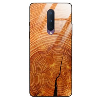 Etui drewniane OnePlus 8 Old Fashion Wood Burnt Orange Forestzone Glass - ForestZone