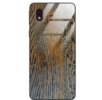 Etui drewniane Samsung Galaxy A01 Core Old Fashion Wood Rust Forestzone Glass - ForestZone