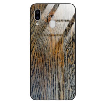 Etui drewniane Samsung Galaxy A20e Old Fashion Wood Rust Forestzone Glass - ForestZone