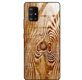 Etui drewniane Samsung Galaxy A71 5g Old Fashion Wood Butterscotch Forestzone Glass - ForestZone