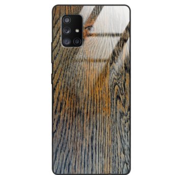Etui drewniane Samsung Galaxy A71 5g Old Fashion Wood Rust Forestzone Glass - ForestZone