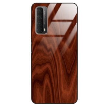 Etui drewniane Samsung Galaxy A90 5g Premium Wood Mahogany Forestzone Glass - ForestZone