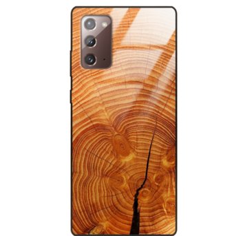Etui drewniane Samsung Galaxy Note 20 Old Fashion Wood Burnt Orange Forestzone Glass - ForestZone