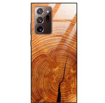 Etui drewniane Samsung Galaxy Note 20 Ultra Old Fashion Wood Burnt Orange Forestzone Glass - ForestZone