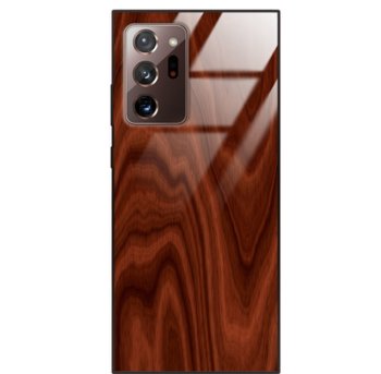 Etui drewniane Samsung Galaxy Note 20 Ultra Premium Wood Mahogany Forestzone Glass - ForestZone