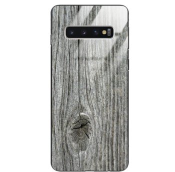 Etui drewniane Samsung Galaxy S10 Old Fashion Wood Gray Forestzone Glass - ForestZone