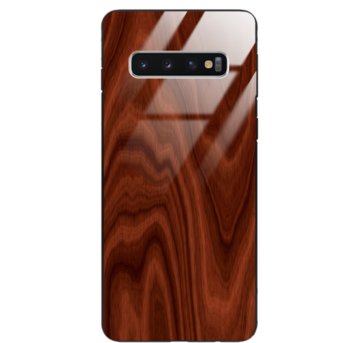 Etui drewniane Samsung Galaxy S10 Premium Wood Mahogany Forestzone Glass - ForestZone