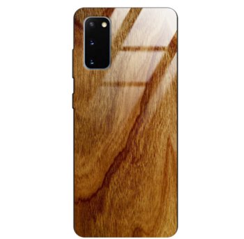 Etui drewniane Samsung Galaxy S20 Old Fashion Wood Amber Forestzone Glass - ForestZone