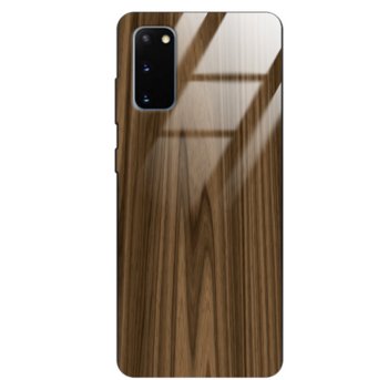 Etui drewniane Samsung Galaxy S20 Premium Wood Brown Forestzone Glass - ForestZone