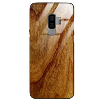 Etui drewniane Samsung Galaxy S9 Plus Old Fashion Wood Amber Forestzone Glass - ForestZone