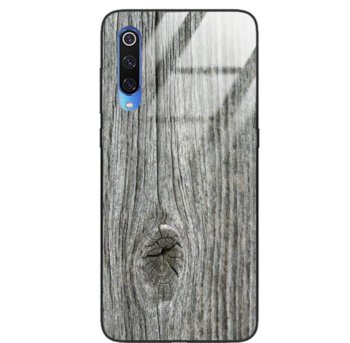 Etui drewniane Xiaomi Mi 9 Old Fashion Wood Gray Forestzone Glass - ForestZone