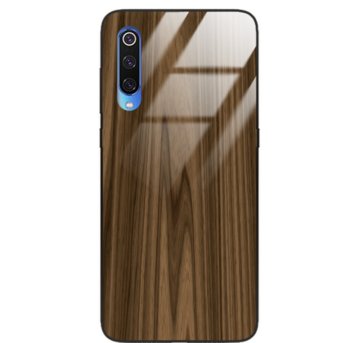 Etui drewniane Xiaomi Mi 9 Premium Wood Brown Forestzone Glass - ForestZone