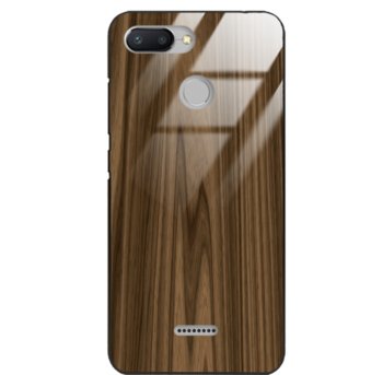 Etui drewniane Xiaomi Redmi 6 Premium Wood Brown Forestzone Glass - ForestZone