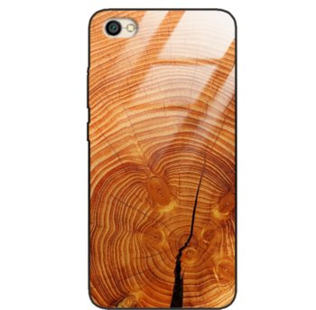 Etui drewniane Xiaomi Redmi Note 5a Old Fashion Wood Burnt Orange Forestzone Glass - ForestZone