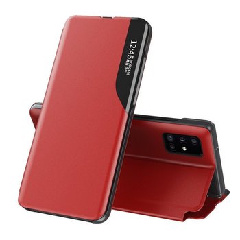 Etui Eco Leather View Case Z Klapką Do Huawei P40 Czerwony - Braders