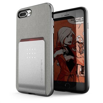 Etui Exec 2 Apple iPhone 7 Plus 8 Plus srebrny - Ghostek