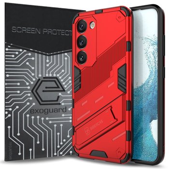 ETUI EXOGUARD BIBERCAS + SZKŁO - SAMSUNG GALAXY S23 - PANCERNE CASE OBUDOWA FUTERAŁ - Exoguard