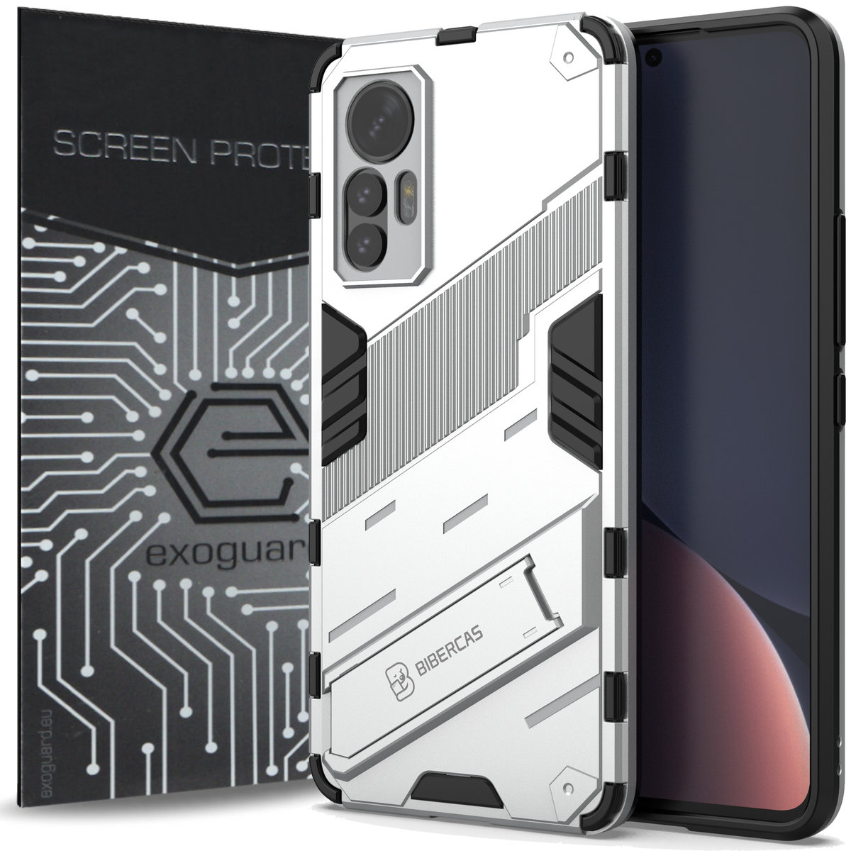 Etui Exoguard Bibercas Szk O Xiaomi Lite Pancerne Case Obudowa Futera Exoguard