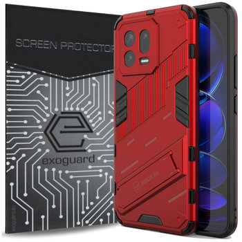 Etui Exoguard Bibercas + Szkło - Xiaomi 13 5G - Pancerne Case Obudowa Futerał - Exoguard