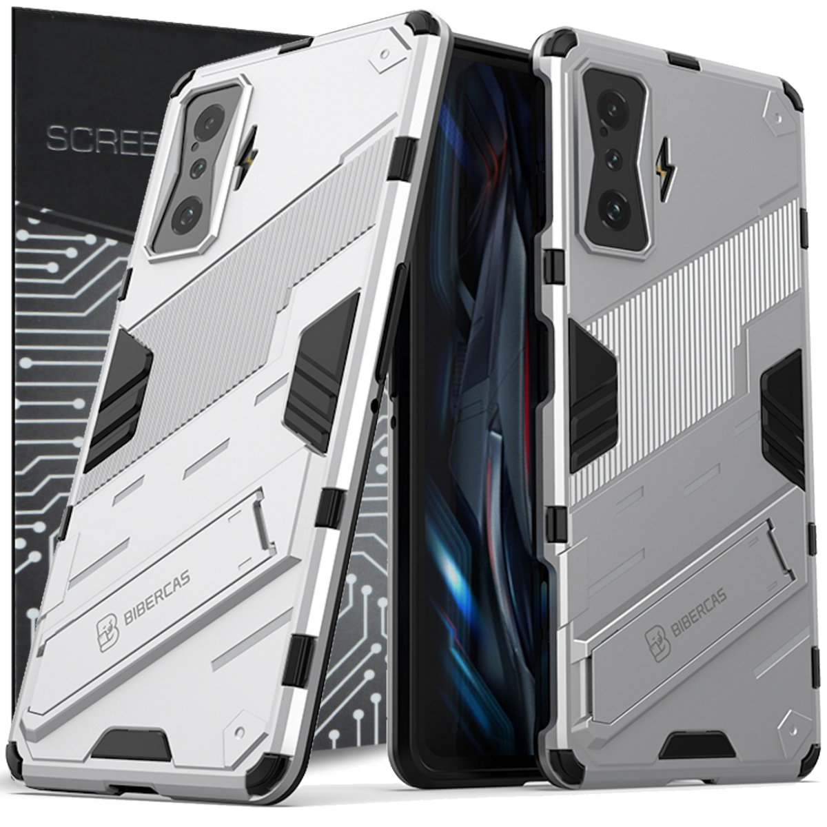 Etui Exoguard Bibercas Szk O Xiaomi Poco F Gt Pancerne Case Obudowa Futera Exoguard