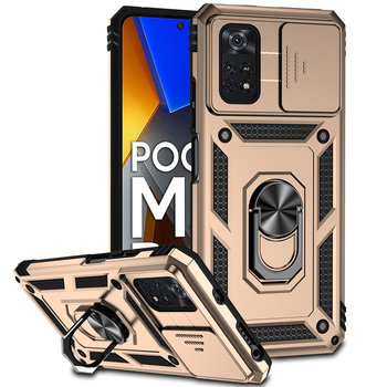 ETUI EXOGUARD CAMCOVER - XIAOMI POCO M4 PRO (4G) - PANCERNE CASE OBUDOWA FUTERAŁ RING - Exoguard