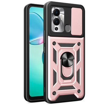 Etui Exoguard Camshield - Infinix Hot 12 Play - Pancerne Case Obudowa Futerał Ring - Exoguard