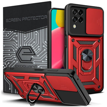 ETUI EXOGUARD CAMSHIELD + SZKŁO - SAMSUNG GALAXY M33 5G - PANCERNE CASE OBUDOWA FUTERAŁ RING - Inny producent