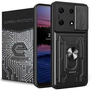 Etui Exoguard Cardshield + Szkło - Infinix Note 30 Pro (4G) - Pancerne Case Obudowa Futerał Ring - Inny producent