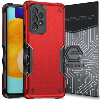 Etui Exoguard Dual + Szkło - Samsung Galaxy A33 5G - Pancerne Case Obudowa Futerał - Exoguard