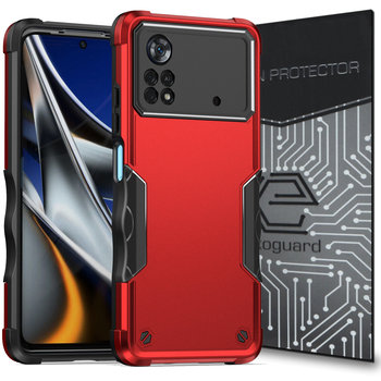 Etui Exoguard Dual + Szkło - Xiaomi Poco X4 Pro 5G - Pancerne Case Obudowa Futerał - Exoguard