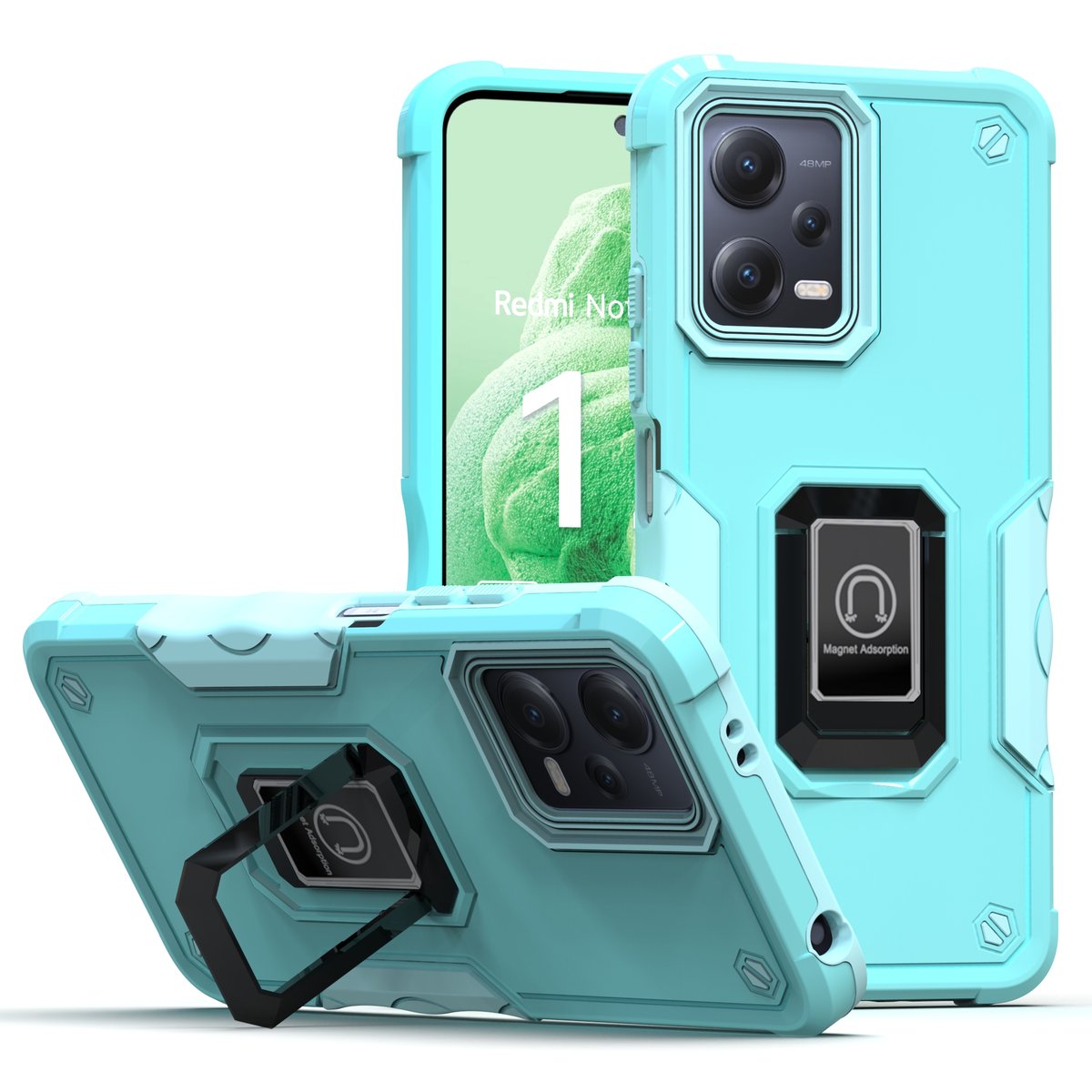 Etui Exoguard I Stand Xiaomi Redmi Note 12 5g Pancerne Case Obudowa