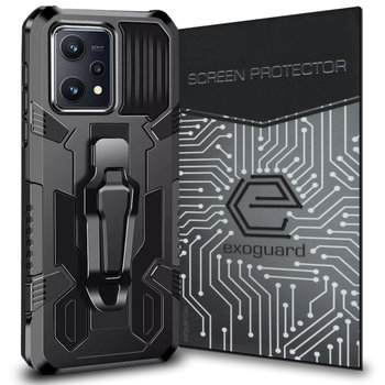 Etui Exoguard Predator + Szkło - Realme 9 Pro Plus / Realme 9 (4G) - Pancerne Case Obudowa Futerał - Exoguard