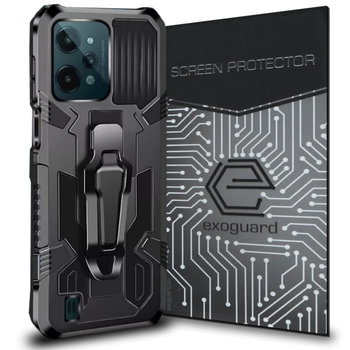 Etui Exoguard Predator + Szkło - Realme C31 - Pancerne Case Obudowa Futerał - Exoguard